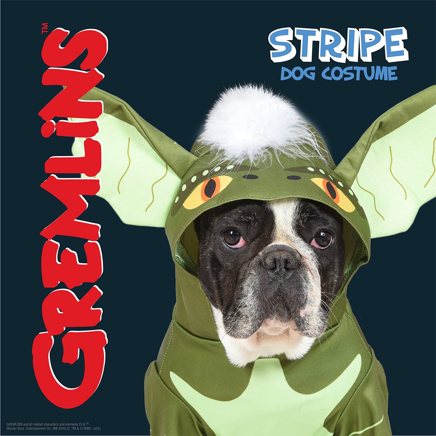 Disfraz de Halloween para Perros con Capucha, Talla M, Disfraces para Perros, Lindos Disfraces de Miedo para Mascotas, Productos con Licencia Oficial, Verde (FF21797)