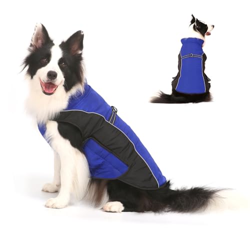 Abrigos para Perros para Clima frío, Gimilife, Abrigo cálido para Perros, Chaqueta Impermeable de Invierno para Perros, Ropa para Perros pequeños, medianos y Grandes
