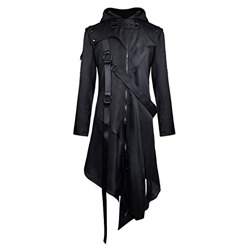 Disfraz steampunk vintage para hombre, uniforme gótico victoriano, disfraz de Halloween (S)