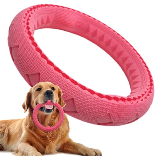 Anillo De Masticación De Perro - Juguete De Perro De Goma Masticación - Masticar El Mástil, Caza A La Persecución, Suministros De Juguetes Para Mascotas Interactivos, D
