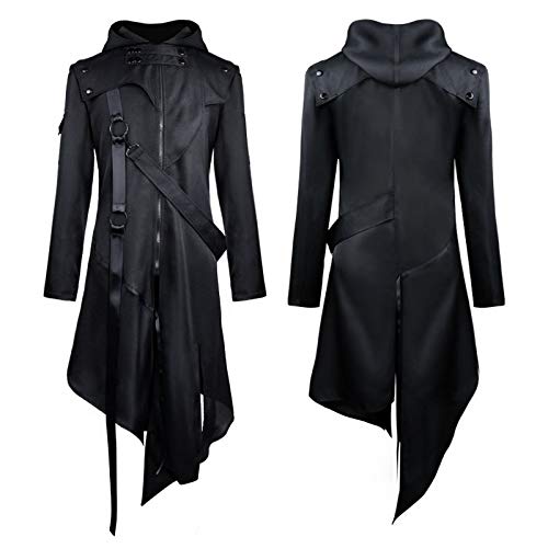 Disfraz steampunk vintage para hombre, uniforme gótico victoriano, disfraz de Halloween (S)