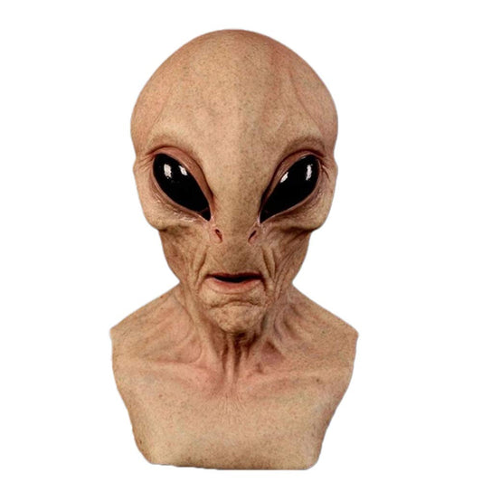 Ghzste Máscara de alienígena 3D para adultos y niños, realista, para Halloween, látex, cubierta de cabeza completa, casco para Halloween, cosplay, divertidos recuerdos de fiesta
