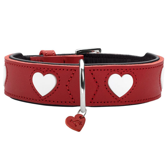 Collar para Perro Hunter Love M 41-49 cm Rojo