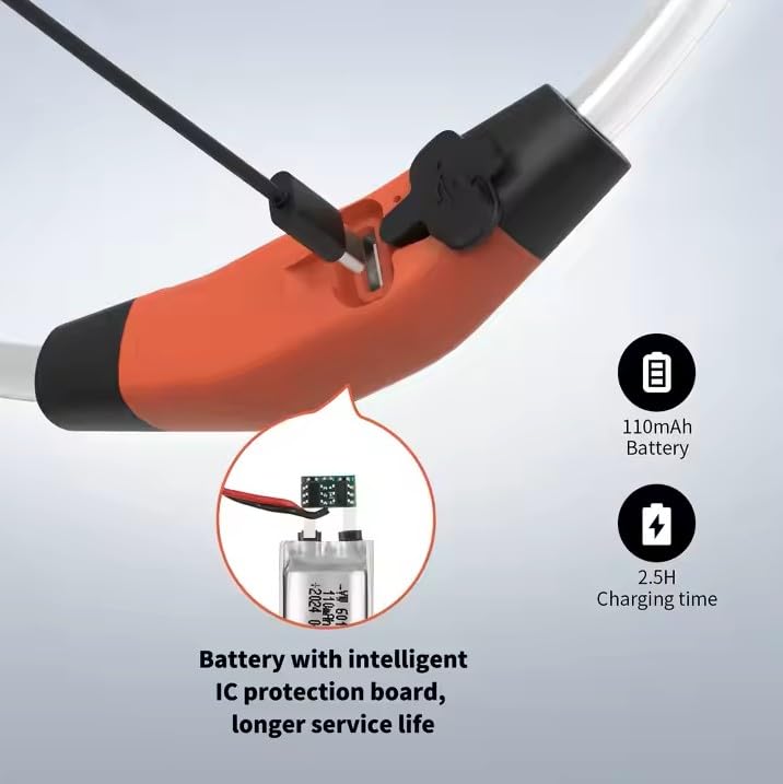Collar con LUZ LED, 7 Colores Intercambiables, Resistente AL Agua, para Mascotas Seguridad Nocturna, Collar Luminoso Que Brilla en la Oscuridad. Recargable por USB, Tamaño Ajustable.
