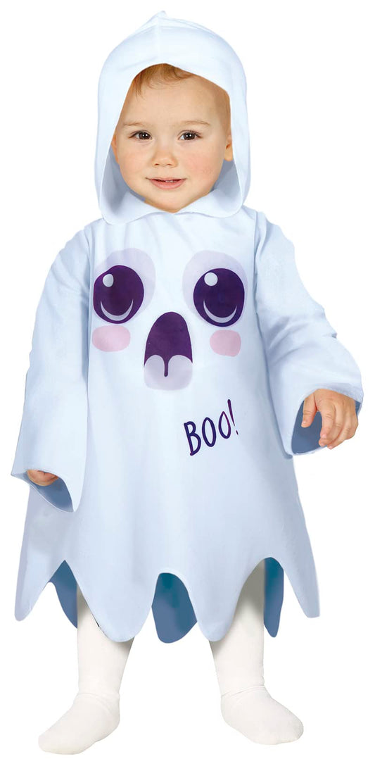 Disfraz de Linda Fantasma Boo para Bebé Niño o Niña - Disfraz Halloween de Bebé 18-24 Meses