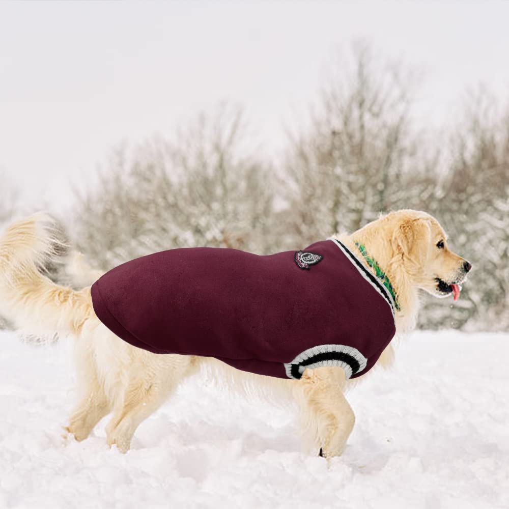Suéter para Perros Jersey para Perro Abrigos de Invierno para Perros Ropa Cálida para Mascotas Disfraz de Punto Chaqueta Chaleco para Clima Frío Cachorros Gatos Perros Pequeños Medianos Grandes