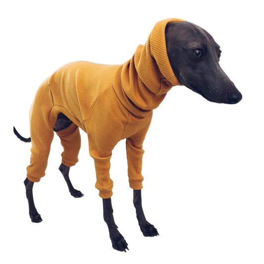 Abrigo Ropa de galgo italiano, abrigo de invierno for perros, pijamas, monos, cuello alto de cuatro patas, ropa elástica for galgos, ropa for mascotas, abrigo, traje for perros medianos y grandes/Whippet/Lur