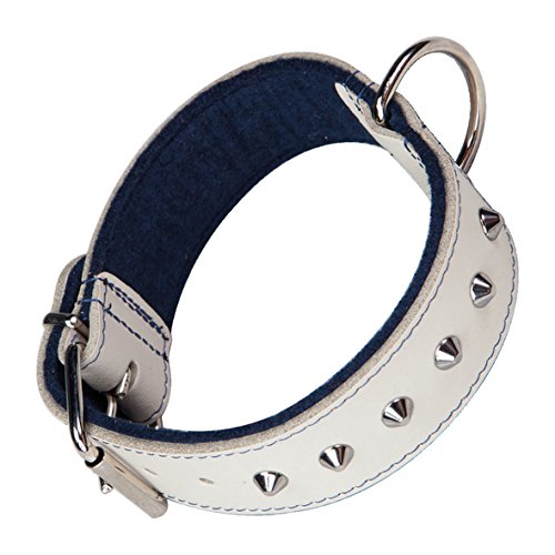 Arppe 1946015510 Collar con Fornitura Cuero Superfelt Beach, Blanco y Azul Marino