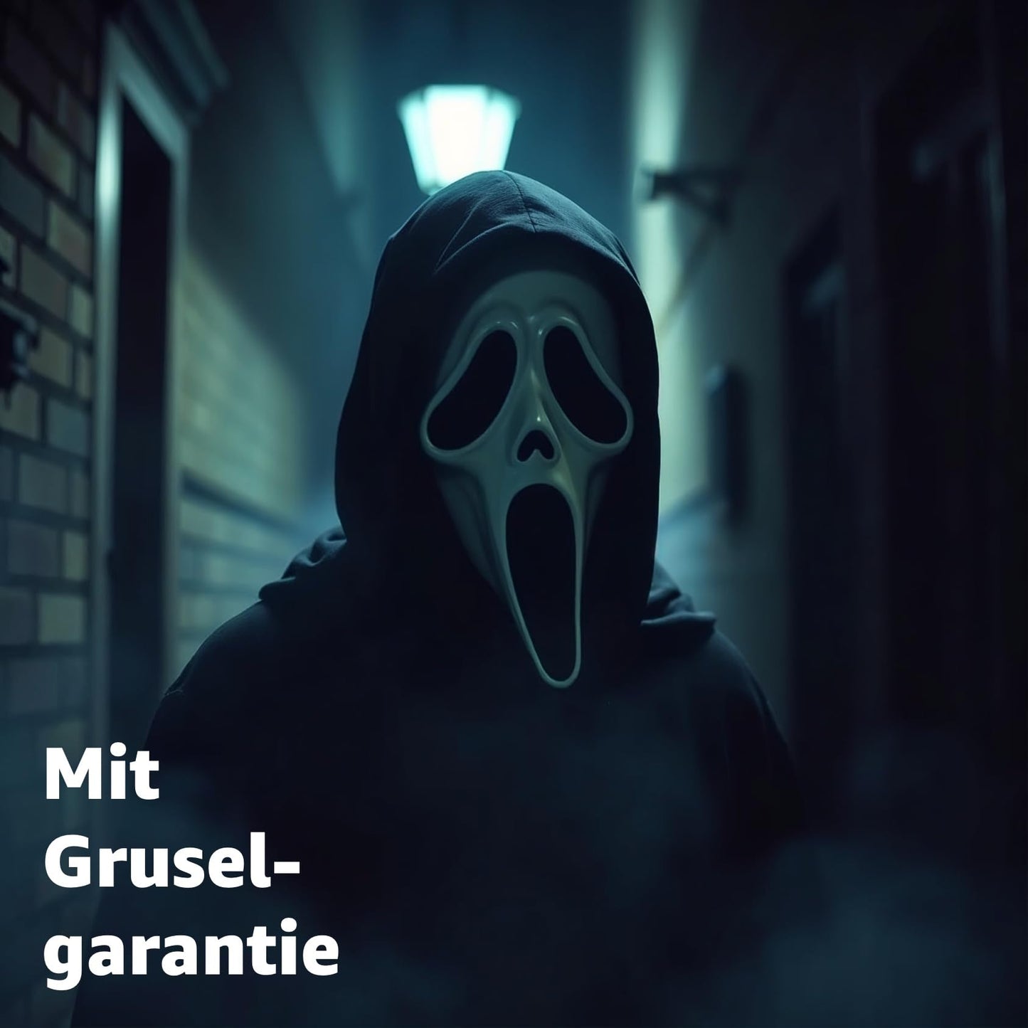 Disfraz Máscara de fantasma Scream para Halloween para hombre y mujer, como disfraz para Halloween y carnaval, máscara de fantasma