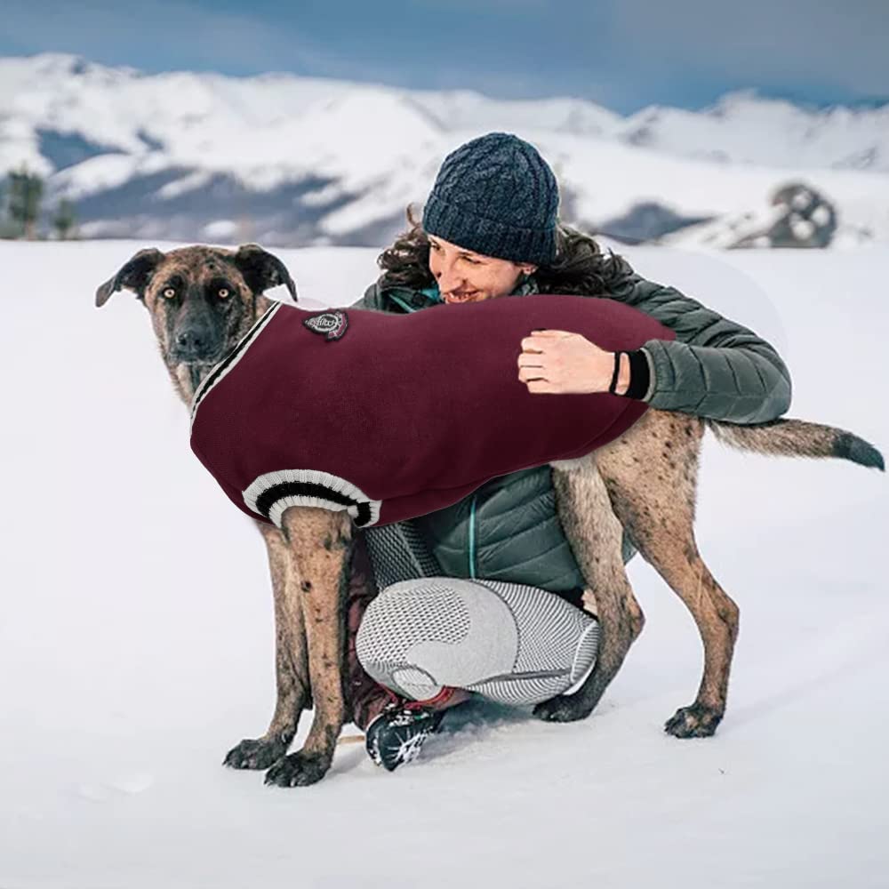 Suéter para Perros Jersey para Perro Abrigos de Invierno para Perros Ropa Cálida para Mascotas Disfraz de Punto Chaqueta Chaleco para Clima Frío Cachorros Gatos Perros Pequeños Medianos Grandes