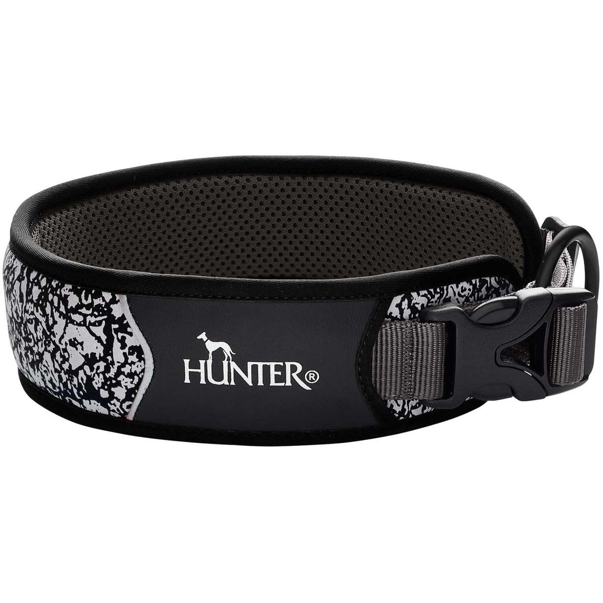 Collar Nozama Reflect S, Negro/Gris