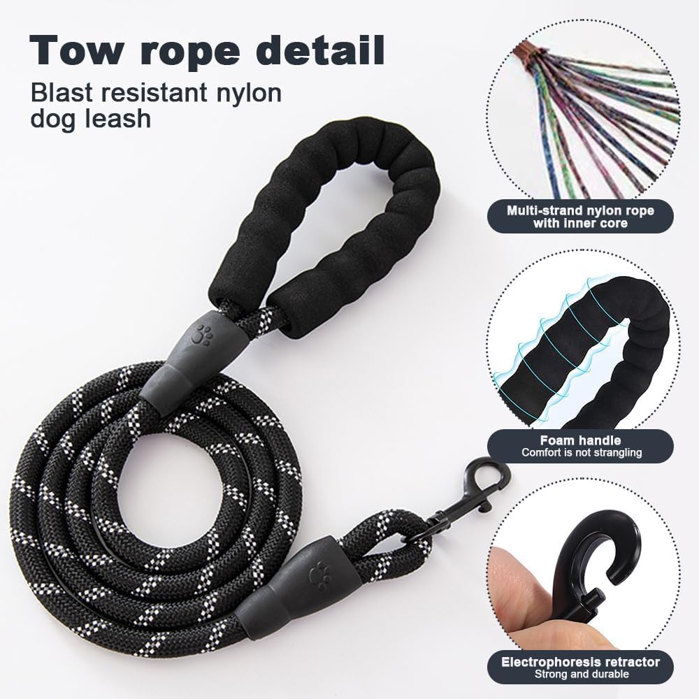 Abrigo para Perros con Arnés Integrado Y Correa Reflectante Chaqueta Impermeable para Mascotas Ropa De Invierno para Perros Pequeños Y Medianos Abrigo Cálido Y Ajustable para Mascotas(S)