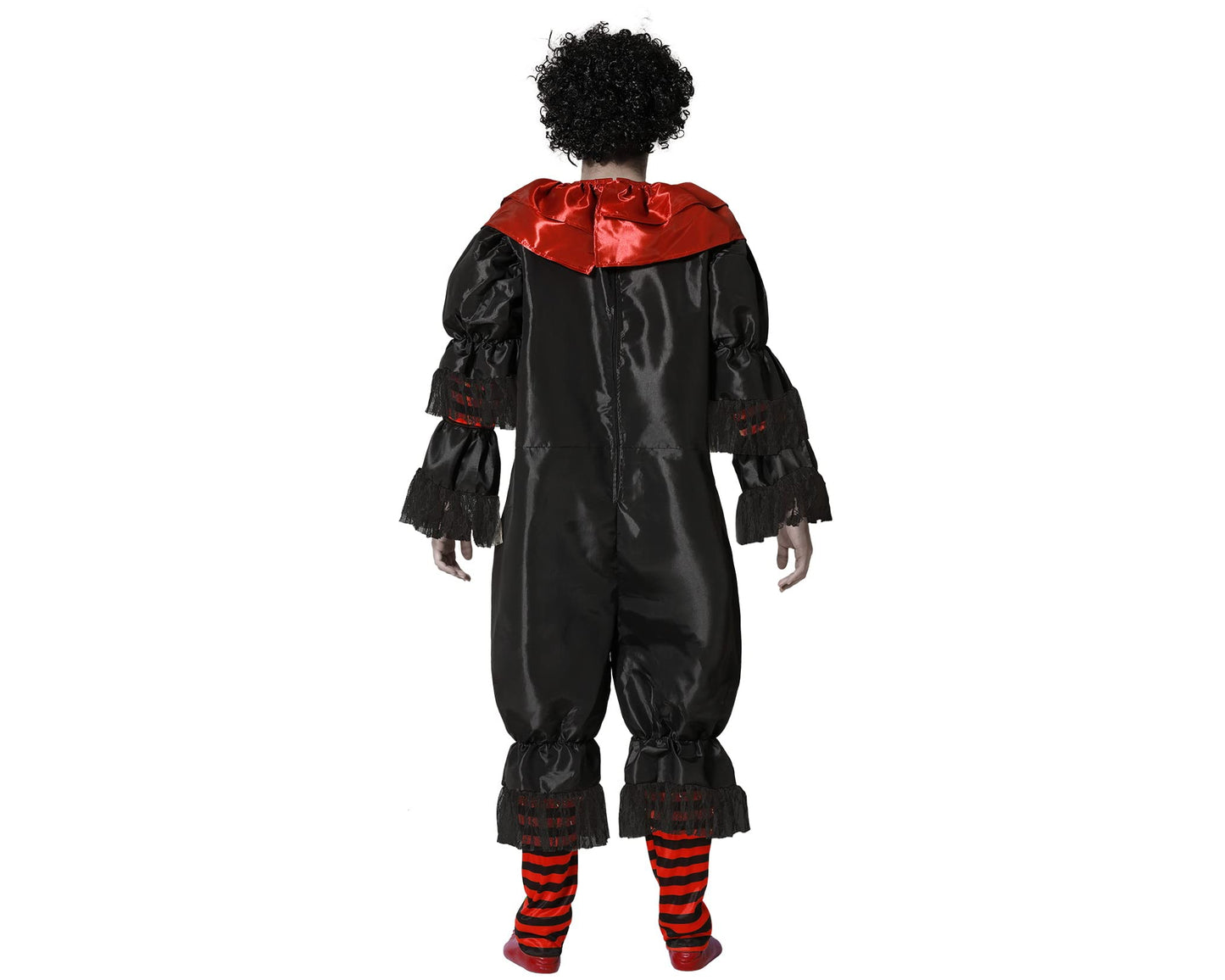 Disfraz payaso diabólico adulto negro XL