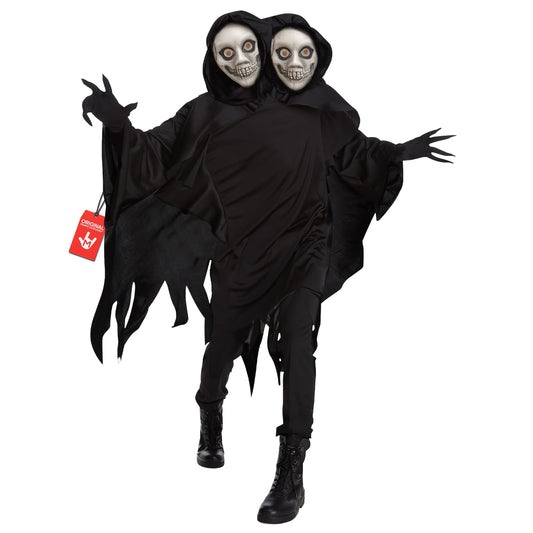 Disfraz Fantasma Hombre, Traje Cara de Fantasma, Perfecto para Fiestas de Halloween, L