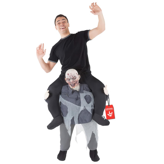 Disfraz Zombie Hombre A Hombros, Disfraz Halloween Hombre a Caballito Terror Talla Única