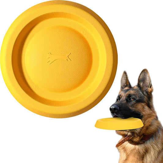 Frisbee para perros, anillo de tracción interactivo para perros, juguete suave y ligero, puede nadar en el agua, juguete para morder y masticar para mascotas (frisbee)