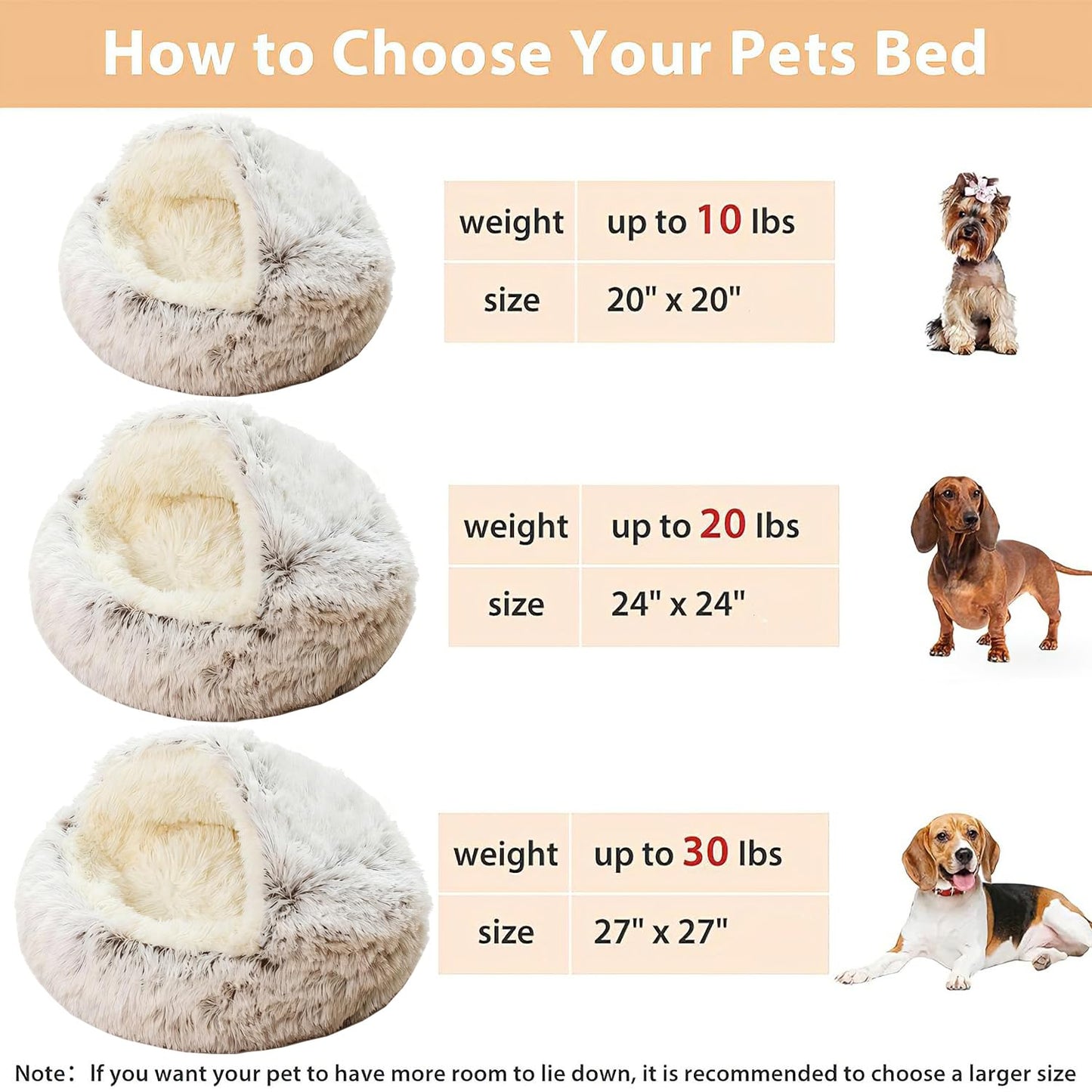 SHJOEE Cama Mullida para Perro en Forma de Concha Cesto de Felpa para Gato Cama para Mascotas de 50 cm Sofá Lavable para Gato Y Perros Medianos Pequeñas Inferior Antideslizante