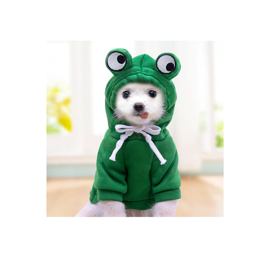 Abrigo Mascotas Perro Pequeño Invierno Casual Sudadera con Capucha Abrigo Cálido Chaqueta para Chihuahua Yorkshire - Santd Paws