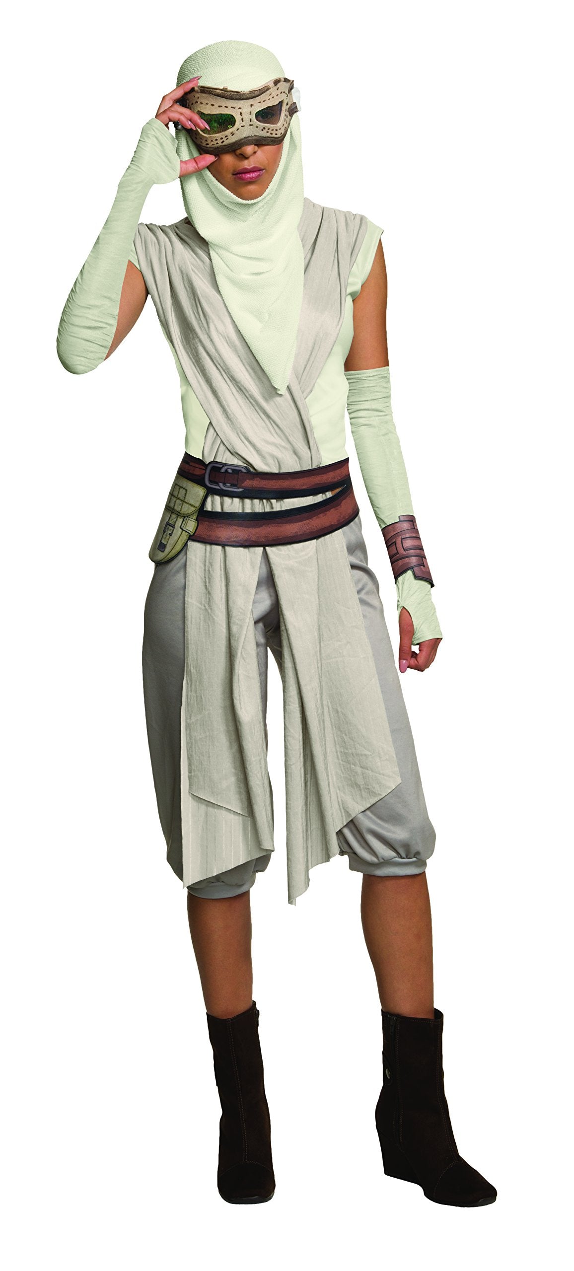 Rubies Antifaz oficial de Star Wars Rey con capucha para adultos, talla única para Halloween