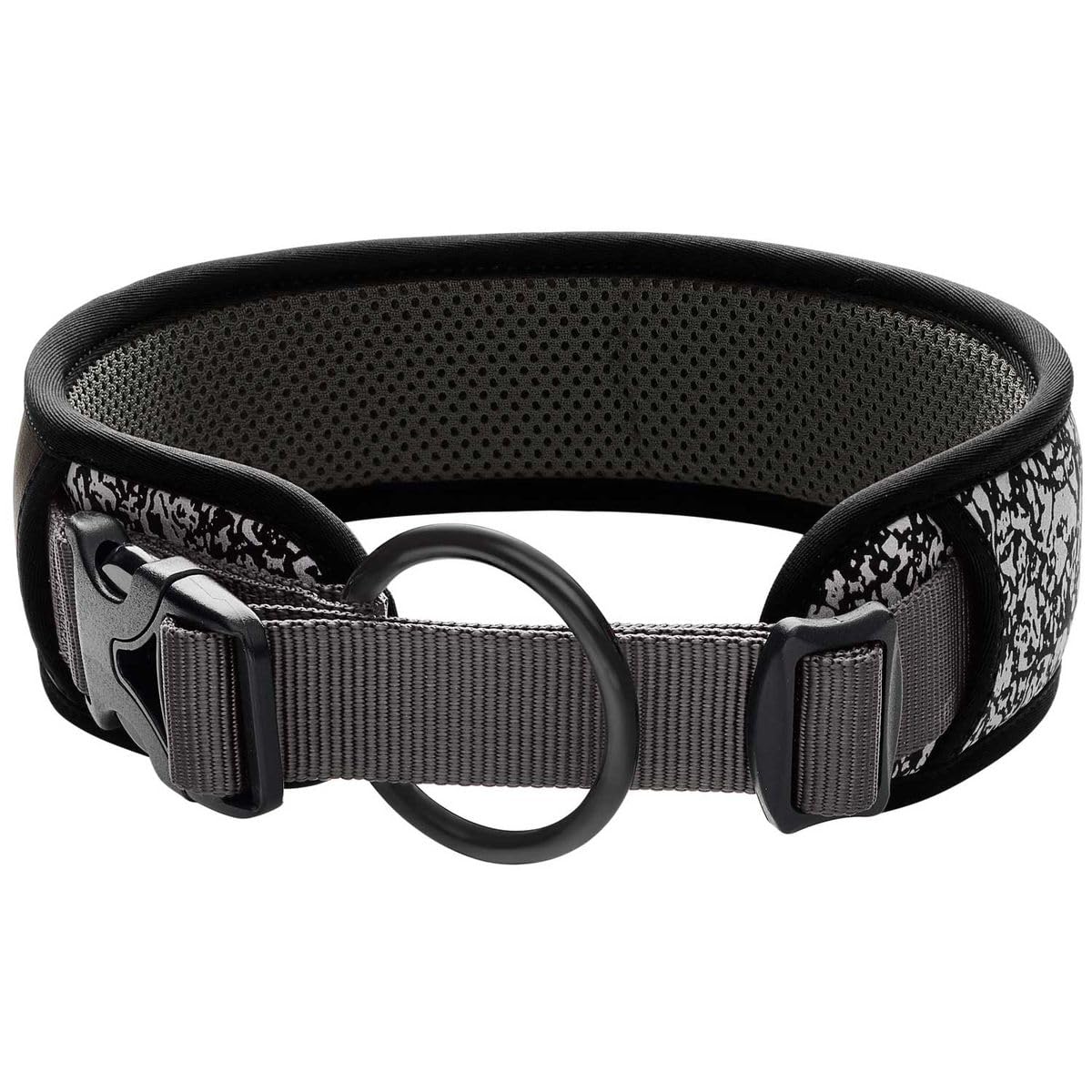 Collar Nozama Reflect S, Negro/Gris