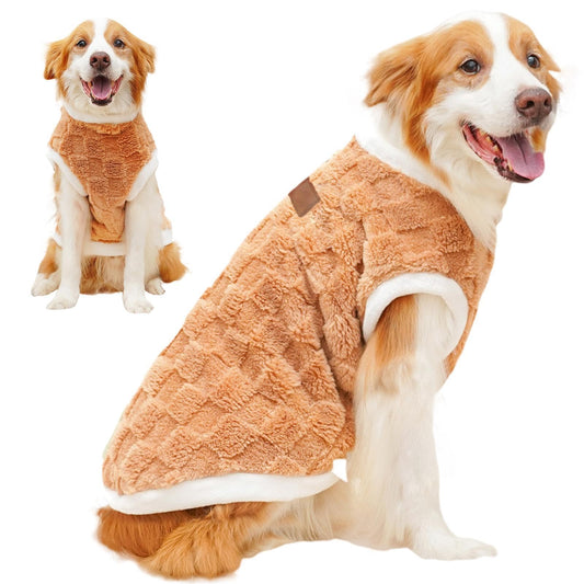 Abrigo Chaqueta De Invierno para Perro, Suéter De Felpa Y Cálido para Mascotas, Ropa Mantener Caliente Pijamas Chaleco De Invierno Peluche para Mascotas, Abrigo para Gato Salir A Pasear