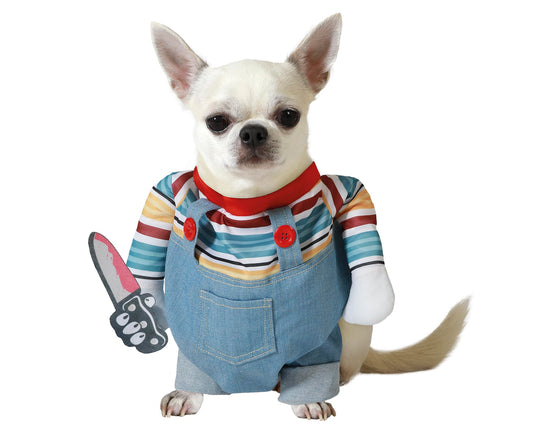 Disfraz para Mascota muñeco Halloween Multicolor con Mono