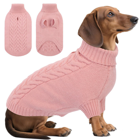 Abrigo Jersey Perro Mediano,Suéter para Perros Gato Cálido Ropa de Invierno,Abrigo para Mascotas para Bulldog Frances,Chihuahua,Teckel, L