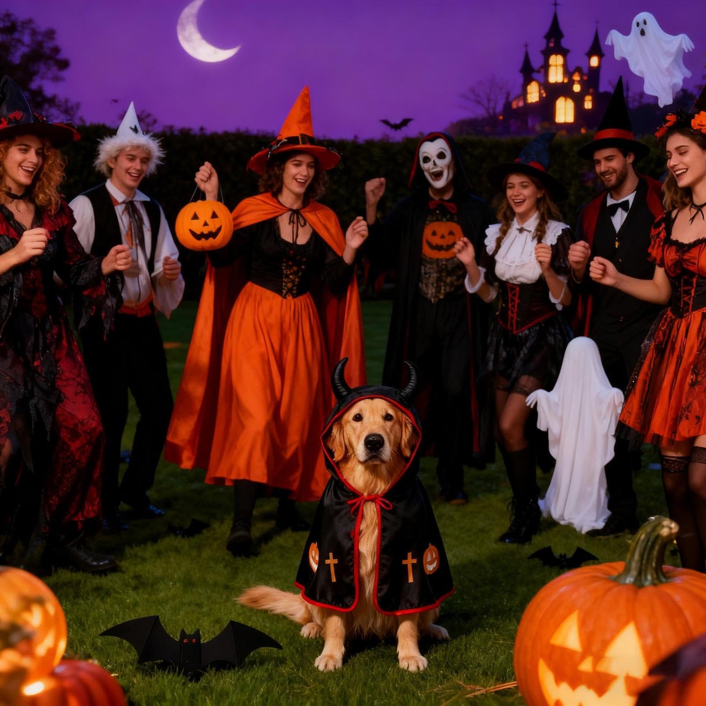 Disfraces De Halloween para Perros | Divertido para Cachorros | Disfraz De Cosplay para Gatos - para Gatitos De Razas Pequeñas Medianas Y Grandes para Eventos De Navidad Y Fiestas De Baile