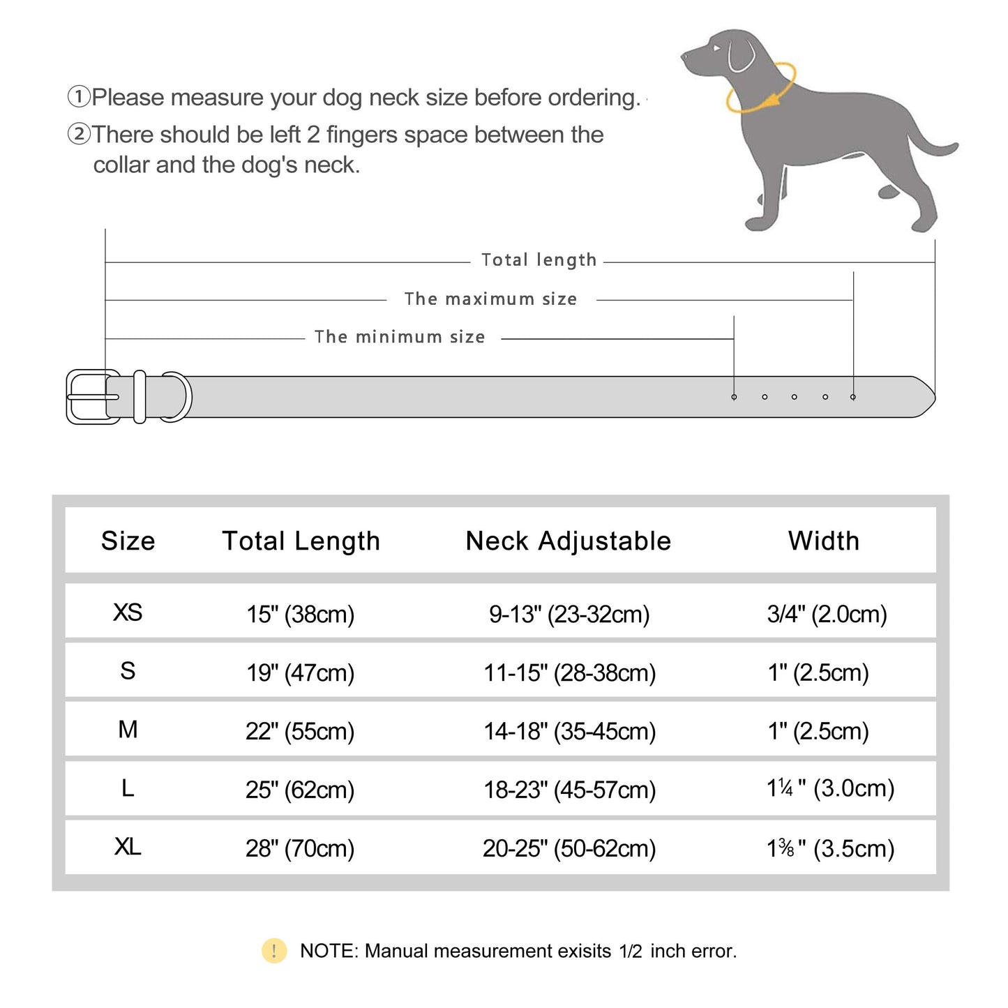 Collares para Perro de Piel auténtica con Placa de Nombre grabada, Collar de Perro de Cuero Suave Personalizado con Etiqueta de identificación Personalizada Marrón