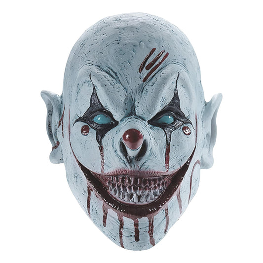 Disfraz Máscara de Payaso de Terror para Halloween - Máscara Espeluznante de Látex para Fiesta, Accesorio de Disfraz Aterrador para Adultos y Adolescentes