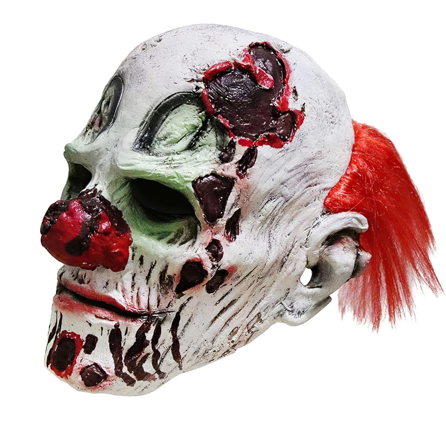 La Llareta Máscara de Payaso de Terror para Halloween - Máscara Espeluznante de Látex para Fiesta, Accesorio de Disfraz Aterrador para Adultos y Adolescentes
