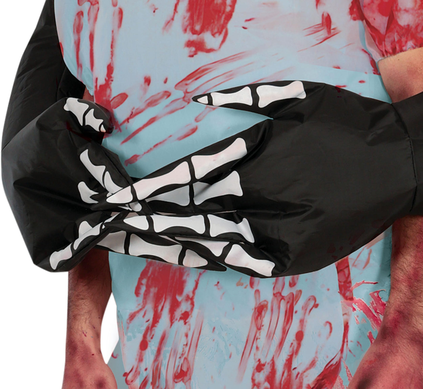 Disfraz Hinchable Llévame a la Tumba para Hombre - Disfraz de Parca llevando un Muerto - Disfraces de Halloween para Hombre Talla Adulto L