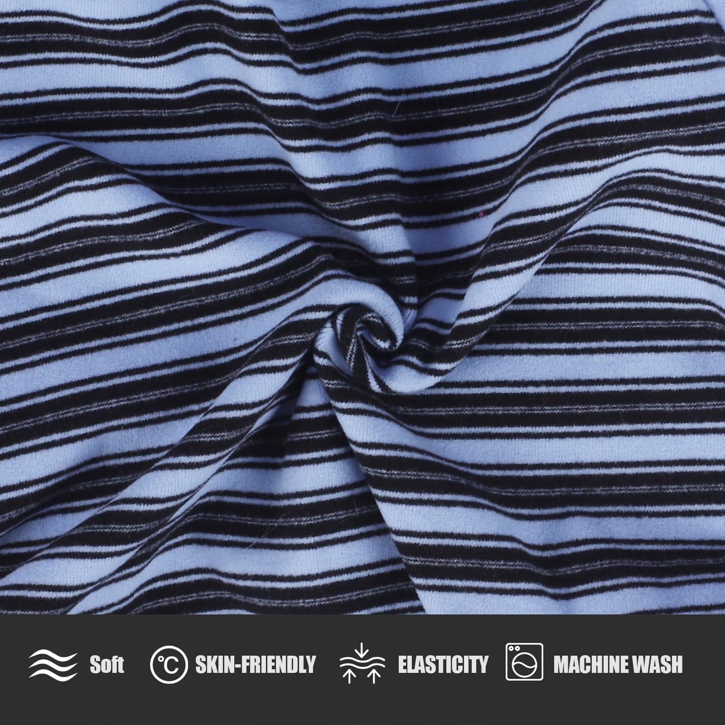 Abrigo Ropa para perros pequeños, suéter de invierno cálido a rayas con anillo de correa, sudaderas suaves para chihuahua, schnauzer, shih, tzu, yorkie, bulldog francés (azul, XL)