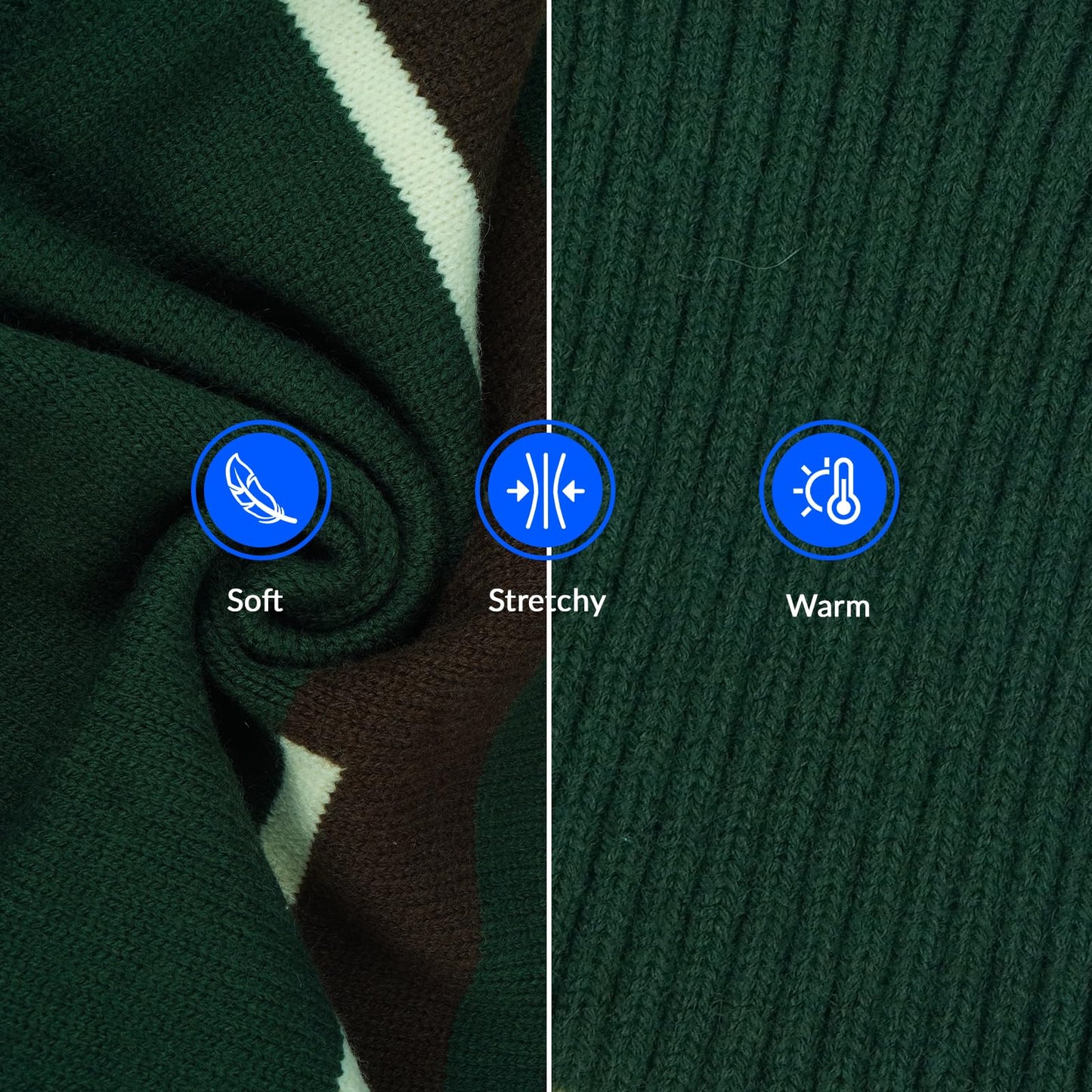 Abrigos Galgo Invierno Cálido, Suéter Cálido Sweater Galgo Ropa Galgo Invierno Jersey Galgo Español Jersey Perro Mediano(Verde Militar, L)