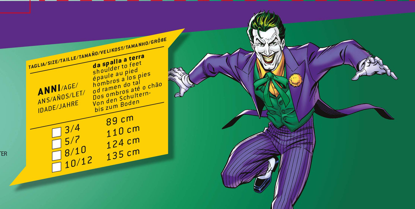Disfraz de Joker Boy Original 11702.10-12 (Talla 10-12 Años)
