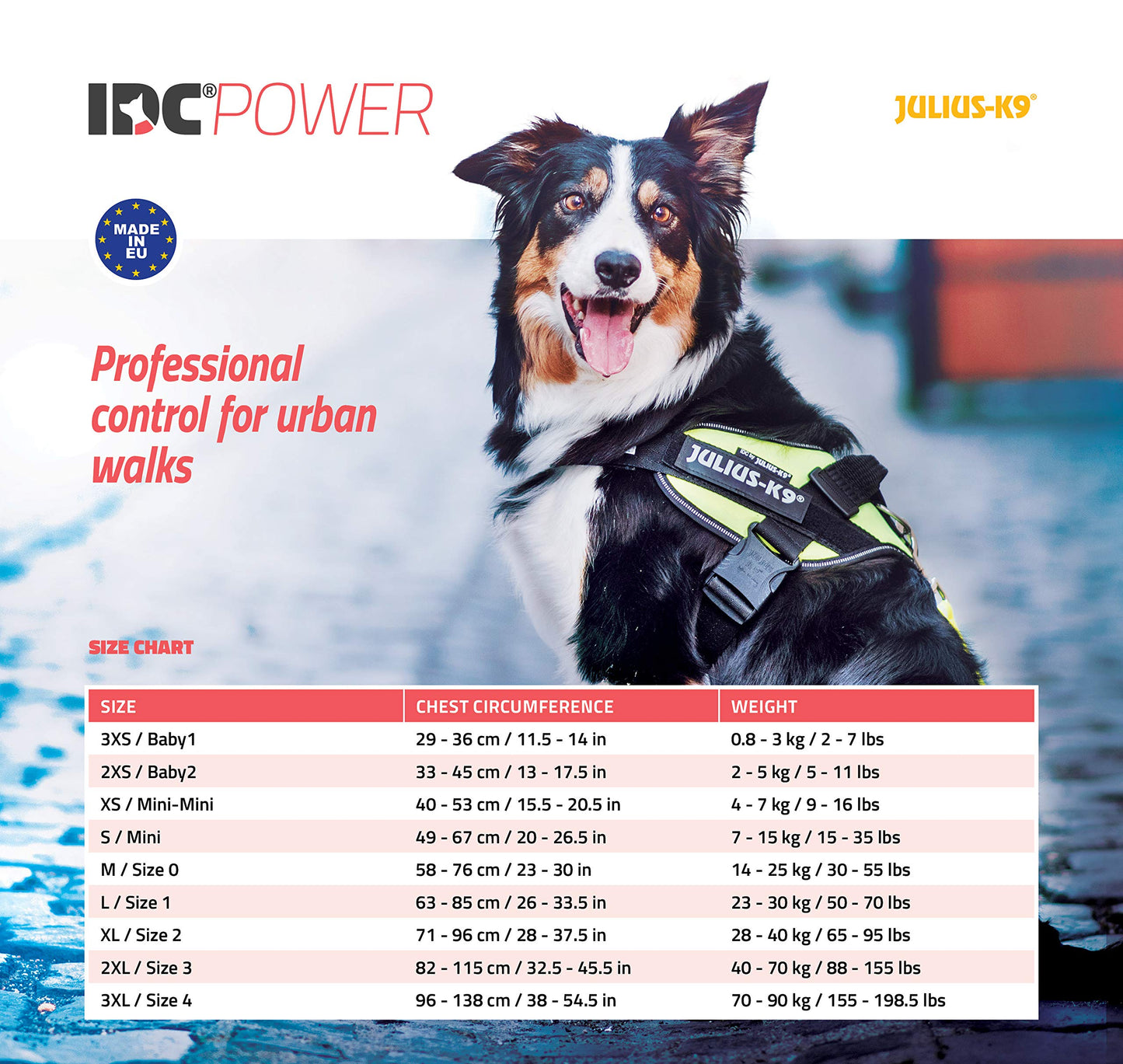 Arnés Julius-K9, IDC Power, Tamaño: XS / Mini-Mini, Camuflaje